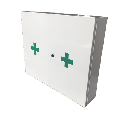 Hot Sale Wall Mounted Steel First Aid Cabinet Kit Box Two Doors
